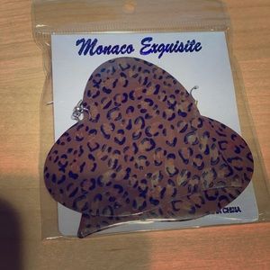 Brown Leopard Print Earrings